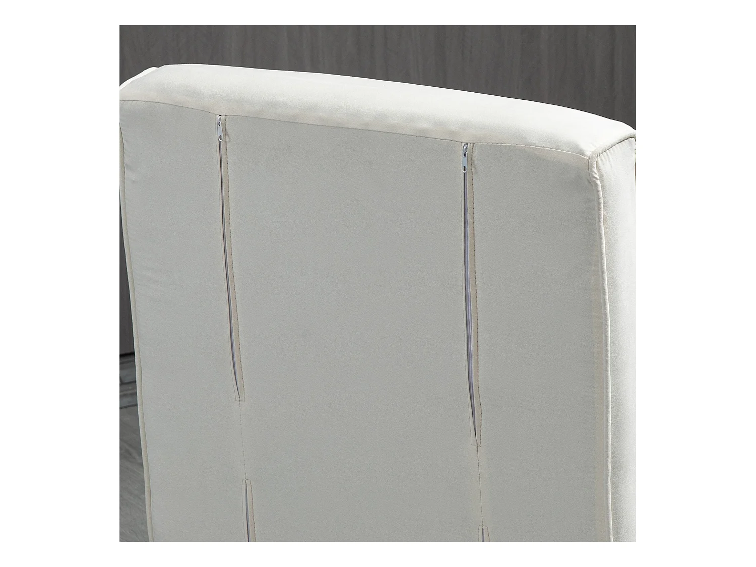 Canapé-lit 3-en-1 avec accoudoir, matelas pliant, polyester, crème (65x69x80cm)