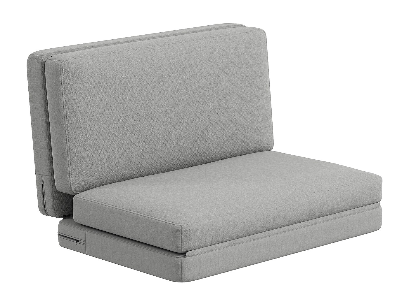 Litbird Canapé Lit 4-en-1 Pliable – Fauteuil Convertible, Canapé Type Pouf, Lit Pliant 1 Place, Idéal pour Petit Espace, Chambre ou Salon (Gris, 89.9 cm Litbird Canapé Lit 4-en-1 Pliable – Fauteuil Convertible, Canapé Type Pouf, Lit Pliant 1 Place, Idéal pour Petit Espace, Chambre ou Salon (Gris, 89.9 cm