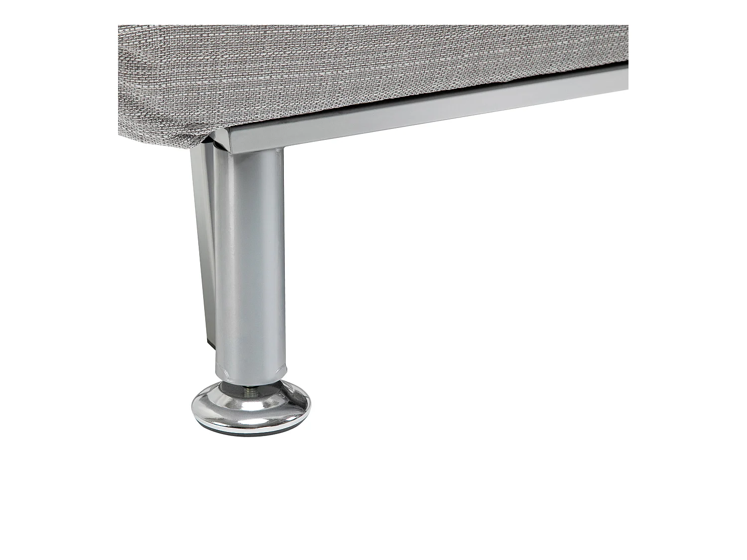 Canapé-lit pliant & Fauteuil convertible, Matelas pliable, Métal, Gris (75x70x75 cm)