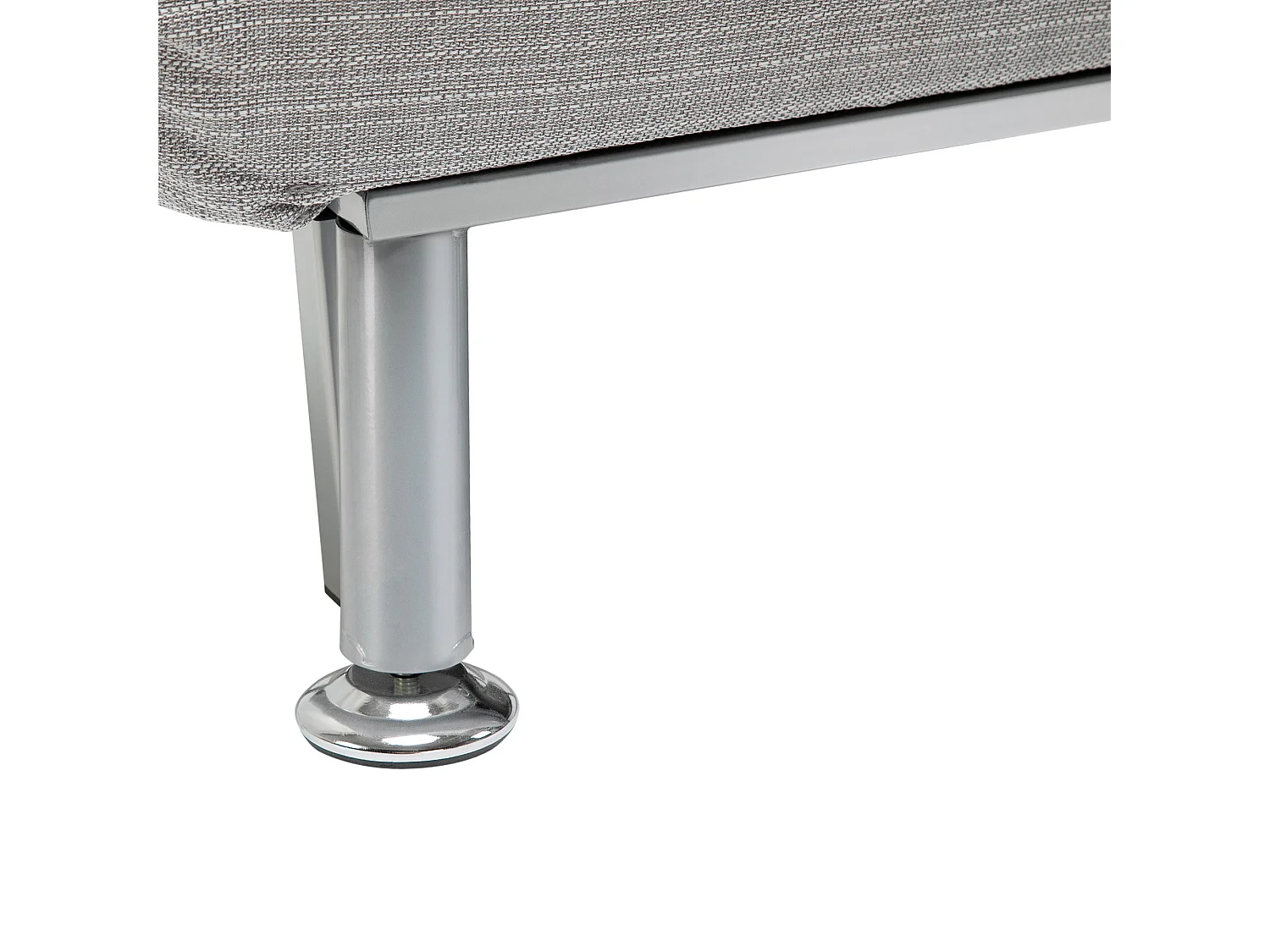 Divano letto pieghevole e divano letto, materasso pieghevole, metallo, grigio (75x70x75 cm)