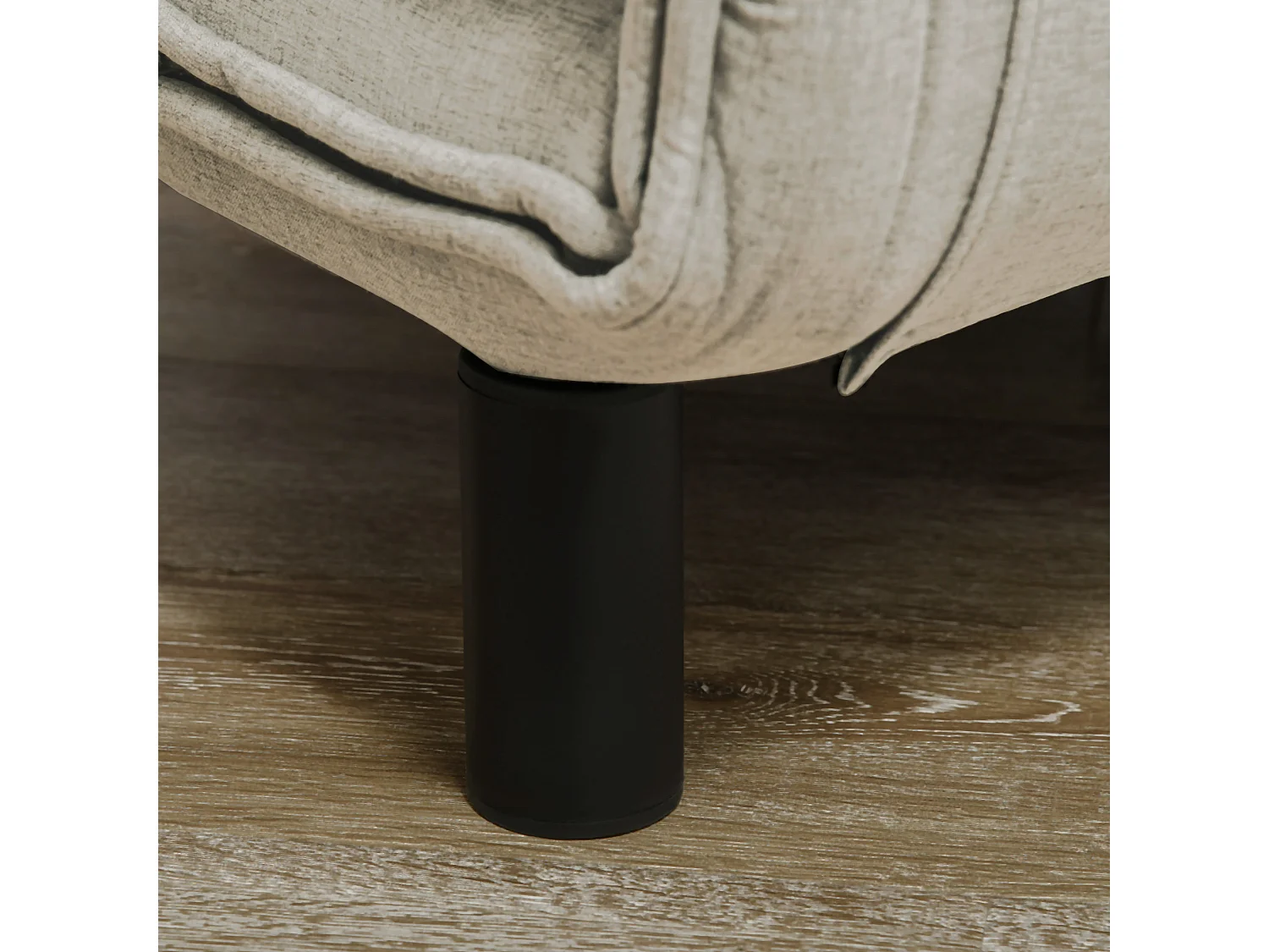 3-in-1 converteerbare fauteuil met bedfunctie, Polyester stof, Grijs (78x72x83 cm)