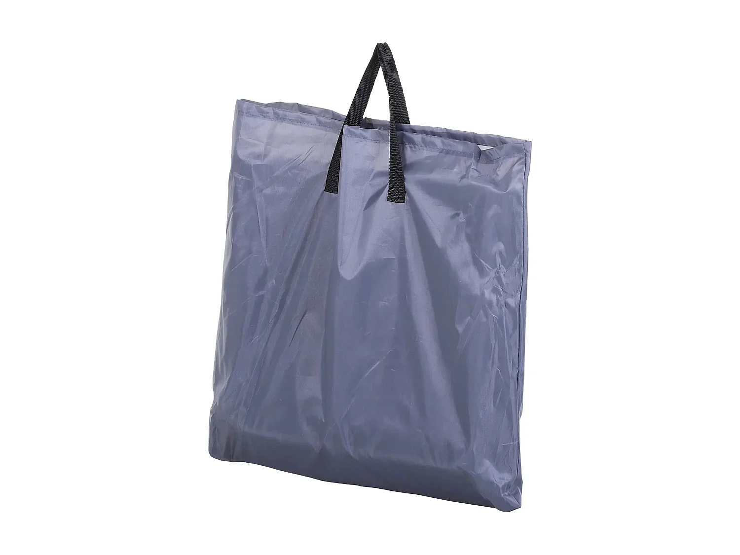 Chaise longue pliante duo avec rangement, structure acier, tissu Oxford marron (134x48x36-45cm)