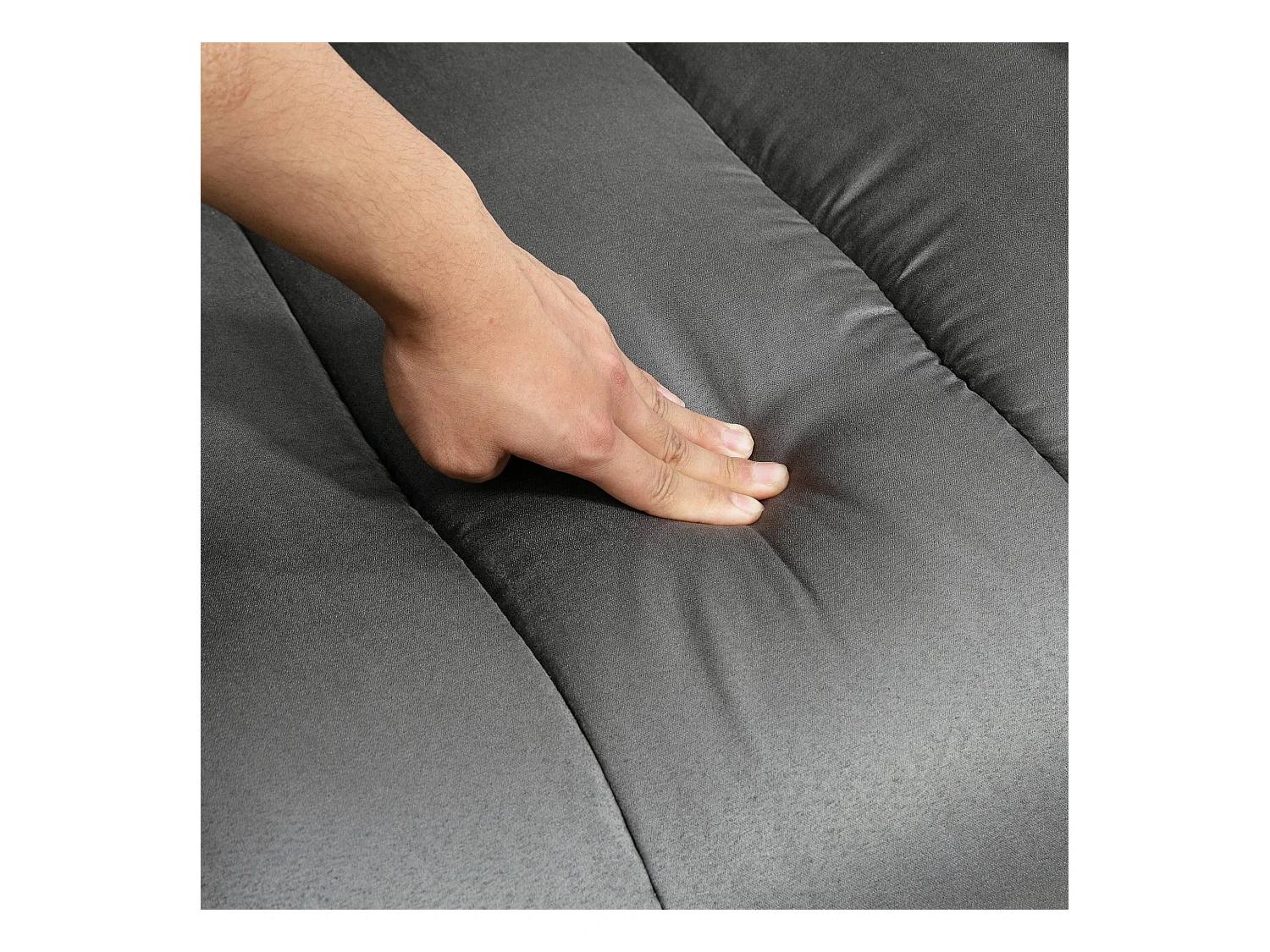 Fauteuil électrique avec aide à la relève, simili cuir, gris clair, inclinable (93x96x105cm)