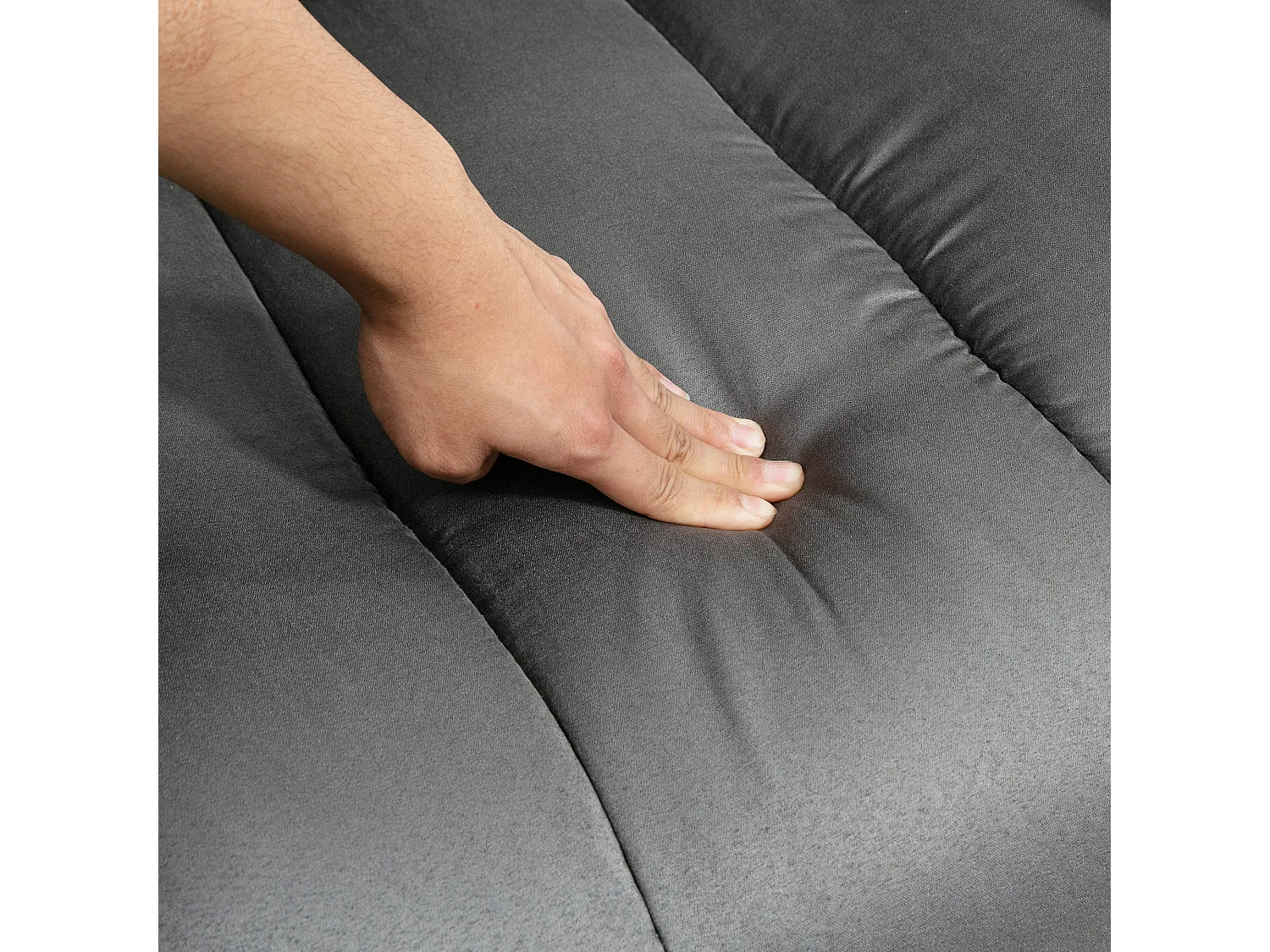 Sillón eléctrico reclinable con elevación, piel sintética, gris claro, reclinable (93 x 96 x 105 cm)