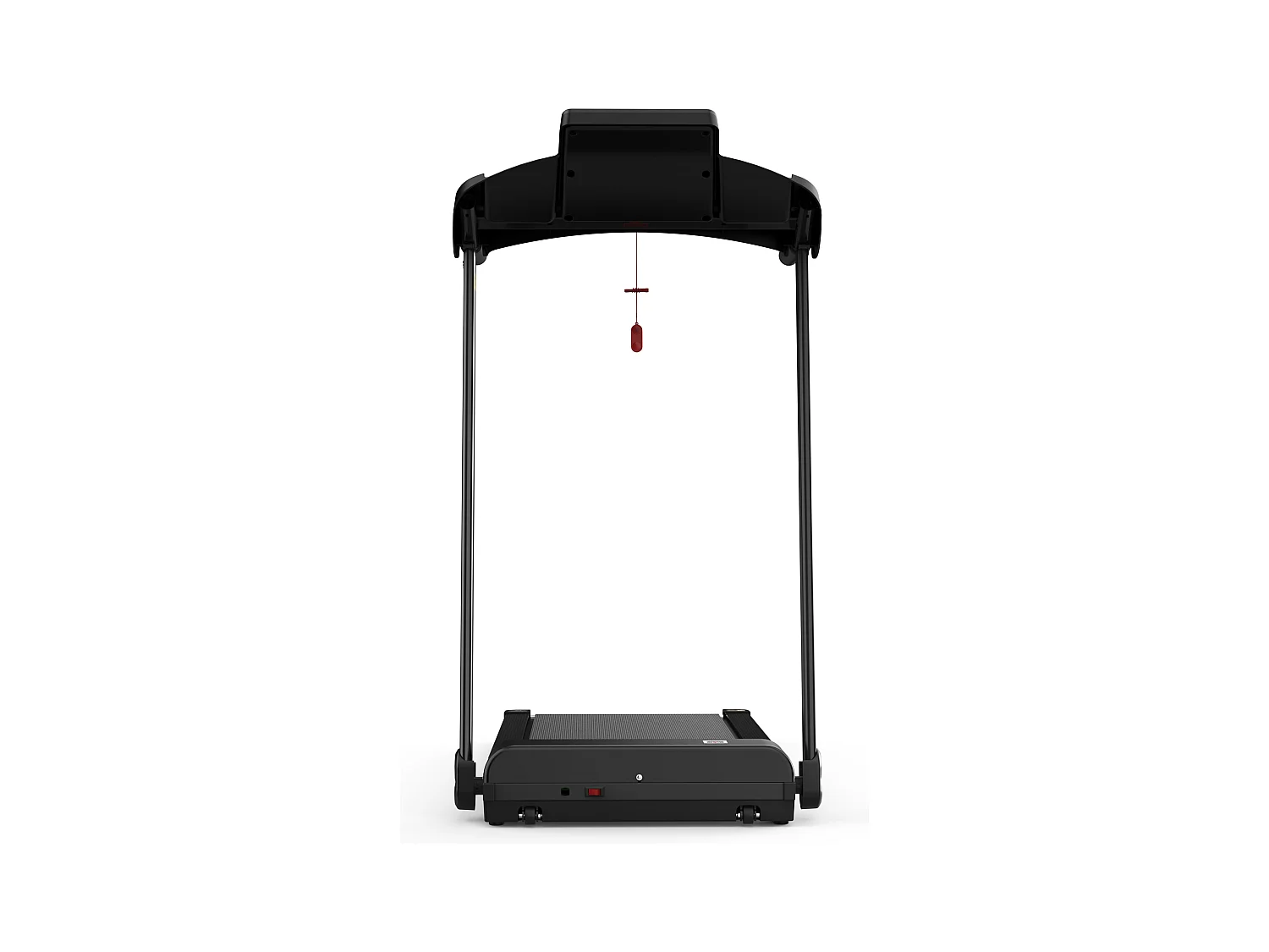 Tapis de course pliable 2-en-1 pour bureau et maison, avec affichage LED, support tablette, vitesse jusqu'à 12 km/h (121x63x104 cm)