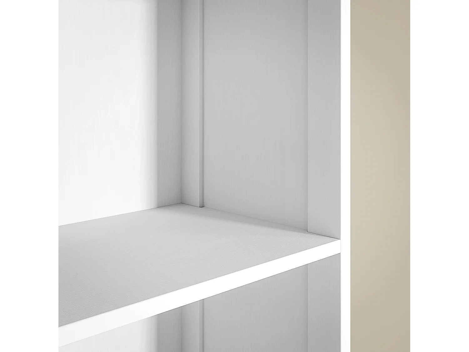 Mueble de baño estrecho, con 3 estantes y 1 cajón, madera, blanco (34x24x170,5 cm)