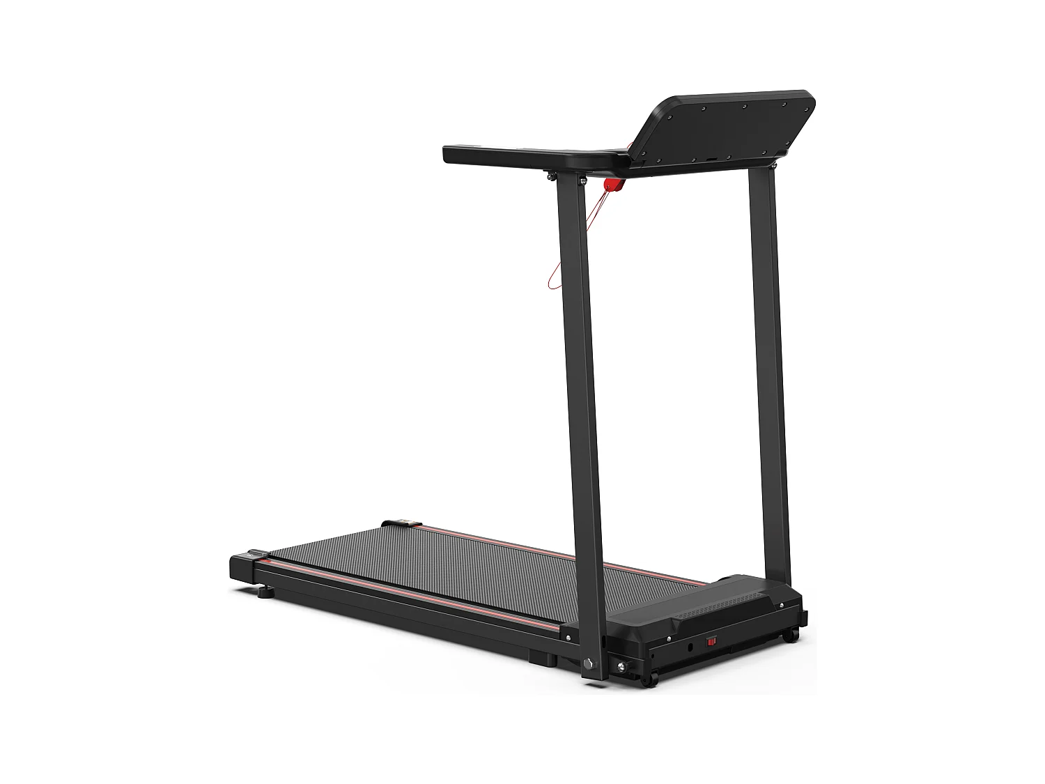 Tapis de course pliable pour maison et bureau, avec écran LED et app, 2 en 1, capacité 120KG (116x60x10.5 cm)