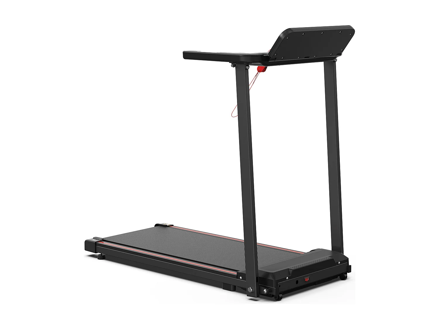 Opvouwbare loopband voor thuis en op kantoor, met LED-display en app, 2-in-1, draagvermogen 120 kg (116 x 60 x 10,5 cm)