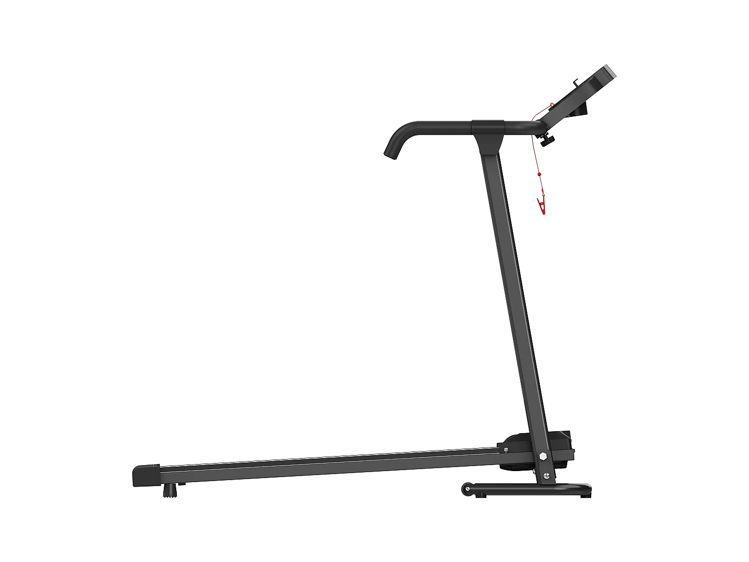 Tapis de course 2-en-1 pliable, avec 12 modes, LED et application, jusqu'à 12 km/h, 120 kg (121x63x107 cm)