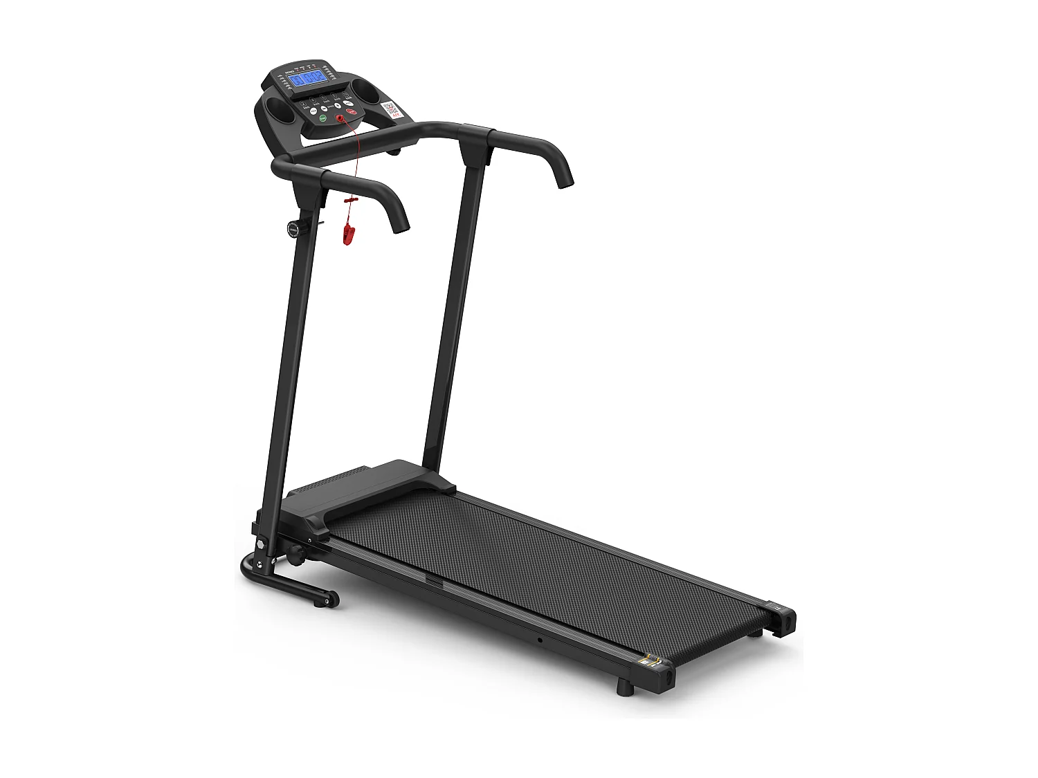 2-in-1 opvouwbare loopband met 12 modi, LED en app, tot 12 km/u, 120 kg (121x63x107 cm)