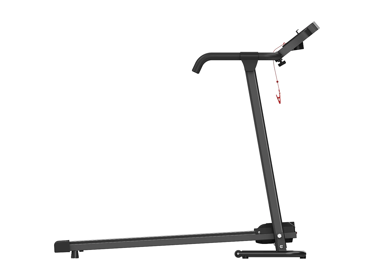 2-in-1 opvouwbare loopband met 12 modi, LED en app, tot 12 km/u, 120 kg (121x63x107 cm)