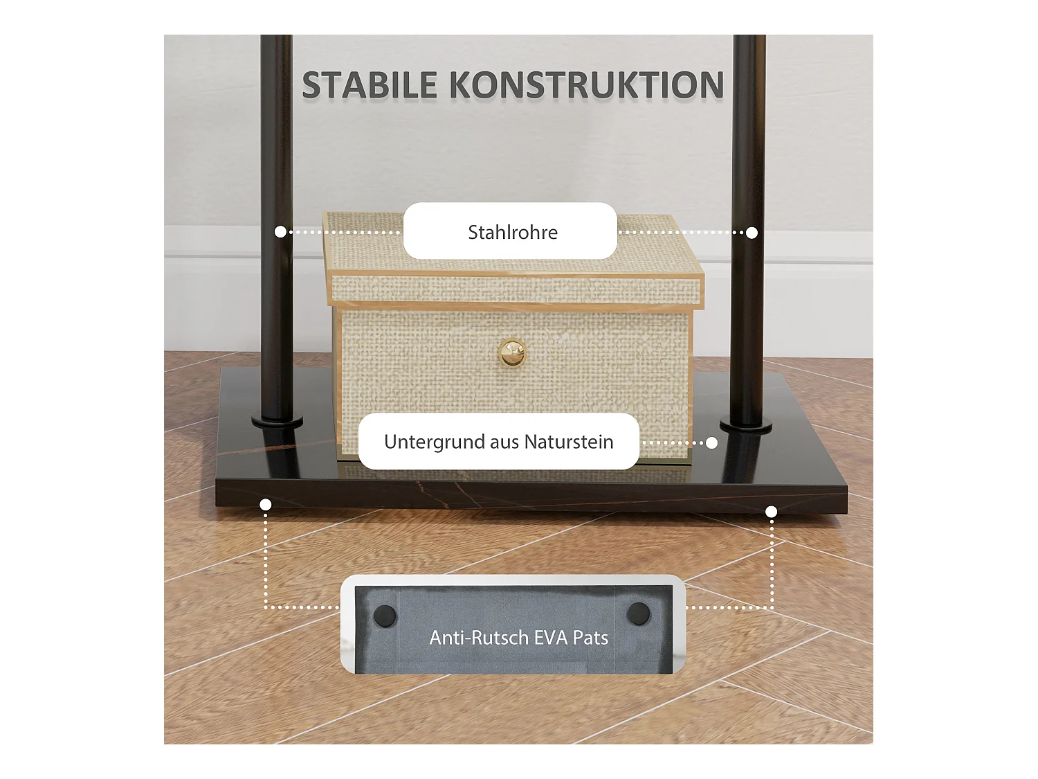 Perchero con estante, de metal, color negro, para entrada y oficina (45x28x148 cm)