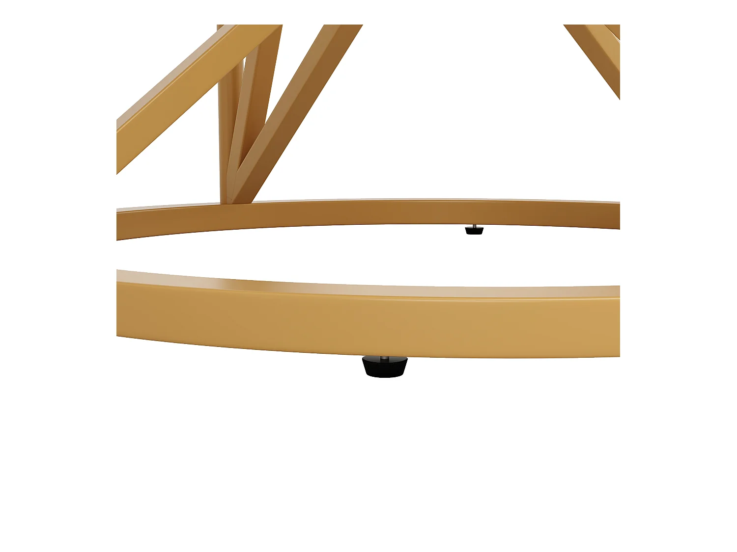 Table ronde pour salle à manger, MDF imitation marbre, pieds métalliques dorés, (100x100x76 cm)