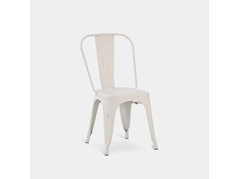 Chaise d'extérieur en métal beige 46x85 cm-Hjorts