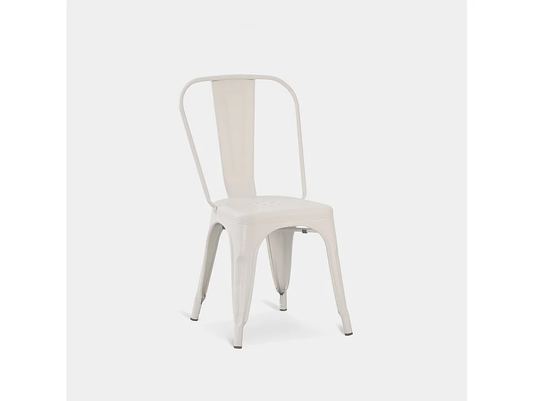 Chaise d'extérieur en métal beige 46x85 cm-Hjorts