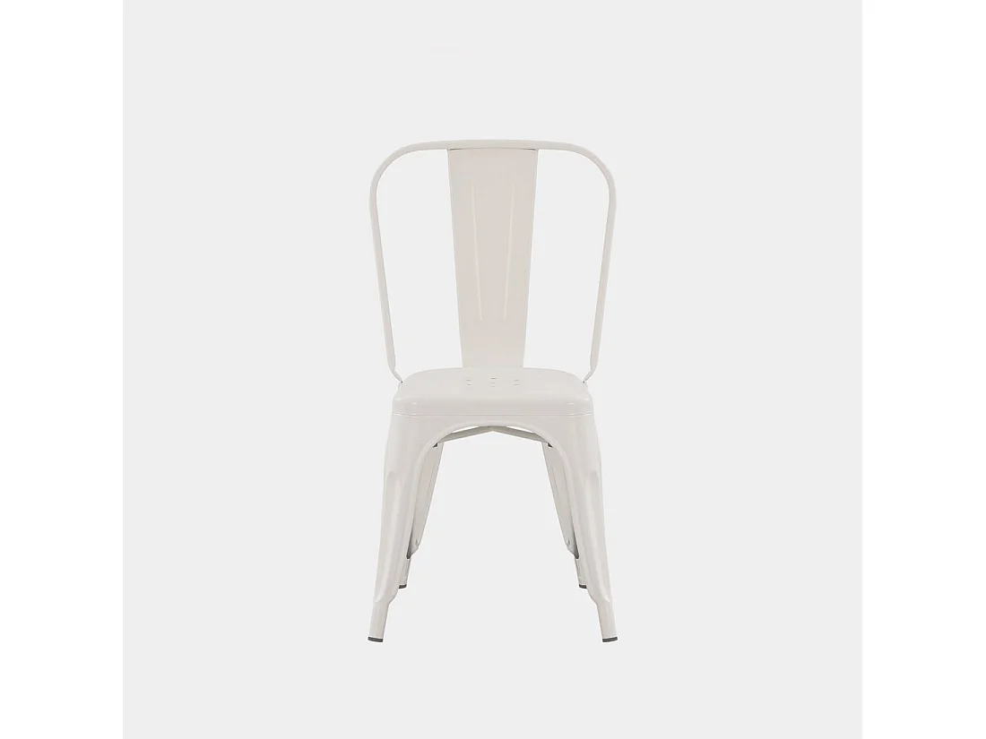 Chaise d'extérieur en métal beige 46x85 cm-Hjorts