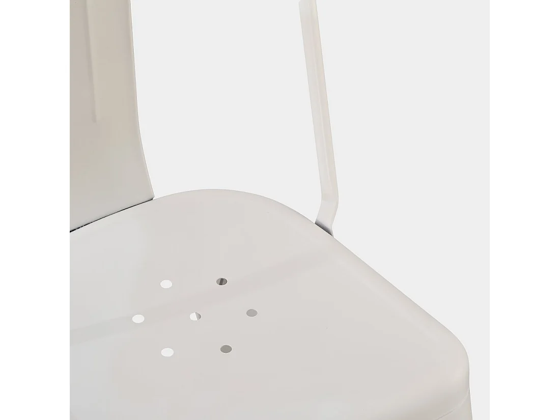 Chaise d'extérieur en métal beige 46x85 cm-Hjorts