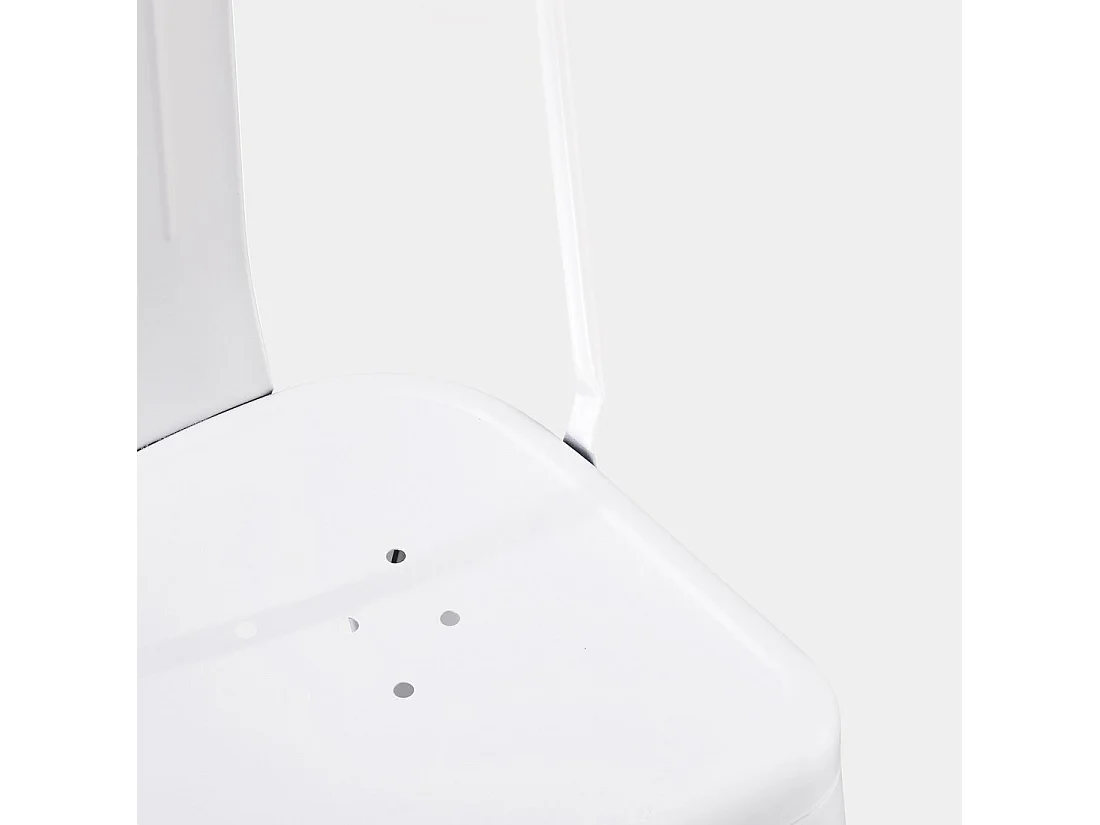 Silla de jardín de Metal Blanco 85 x 46- Hjorts