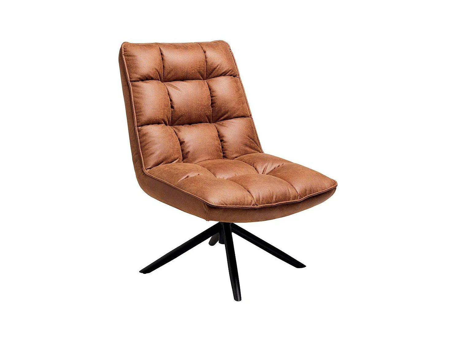 Fauteuil pivotant camel - confort salon KERALA
