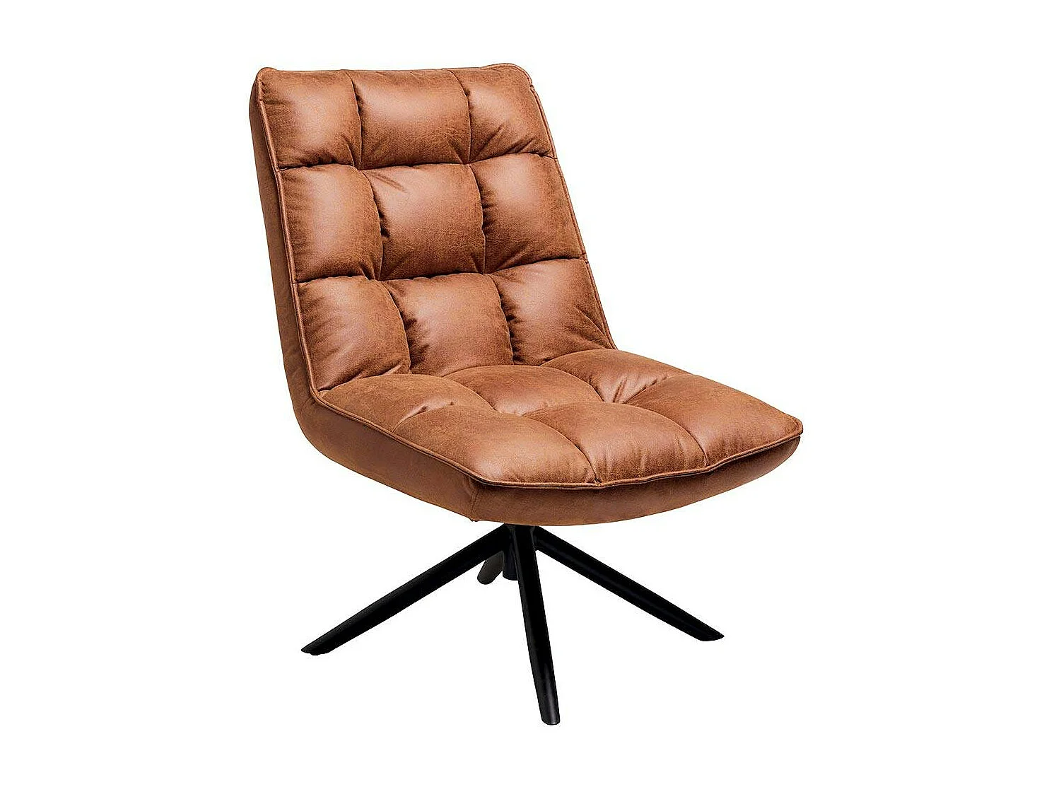Fauteuil pivotant camel - confort salon KERALA