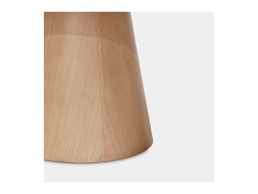 Table fixe en bois naturel 120x76 cm-Auko