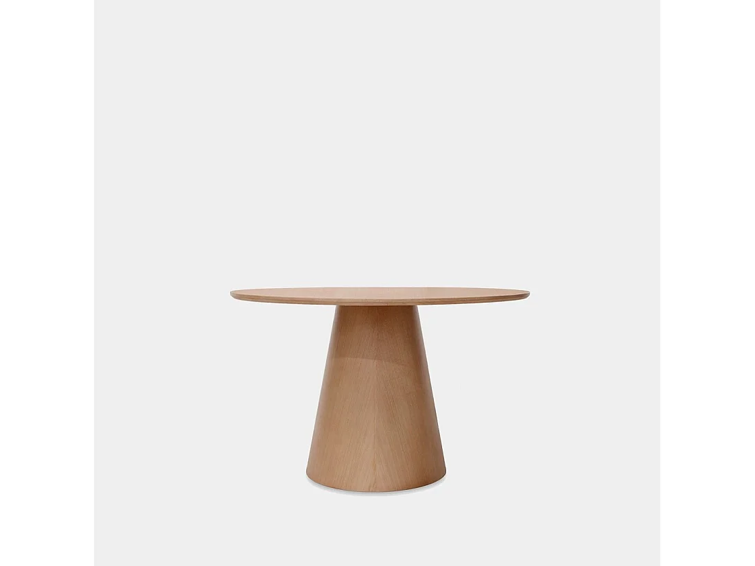 Table fixe en bois naturel 120x76 cm-Auko