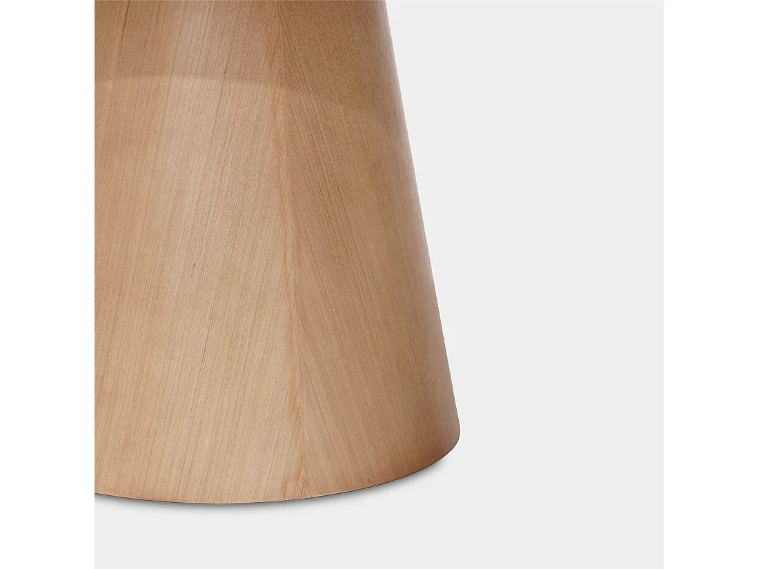 Table fixe en bois naturel 120x76 cm-Auko