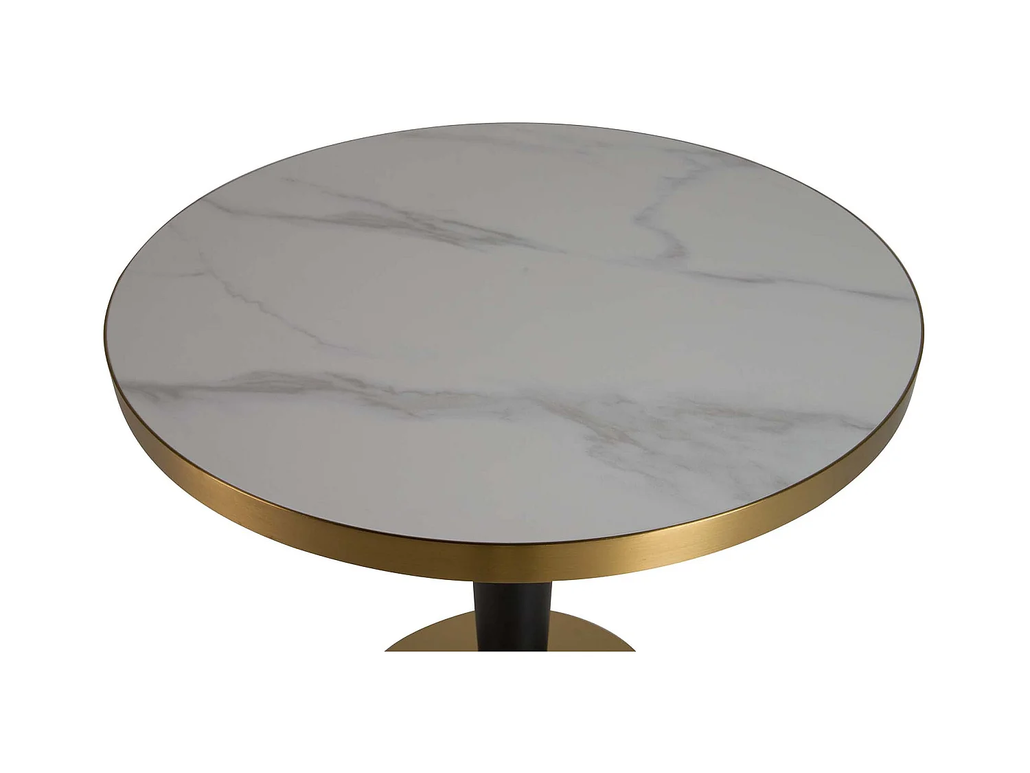 Mesa Comedor Piedra Acero Inoxidable Edfu 80x80x75 Cm