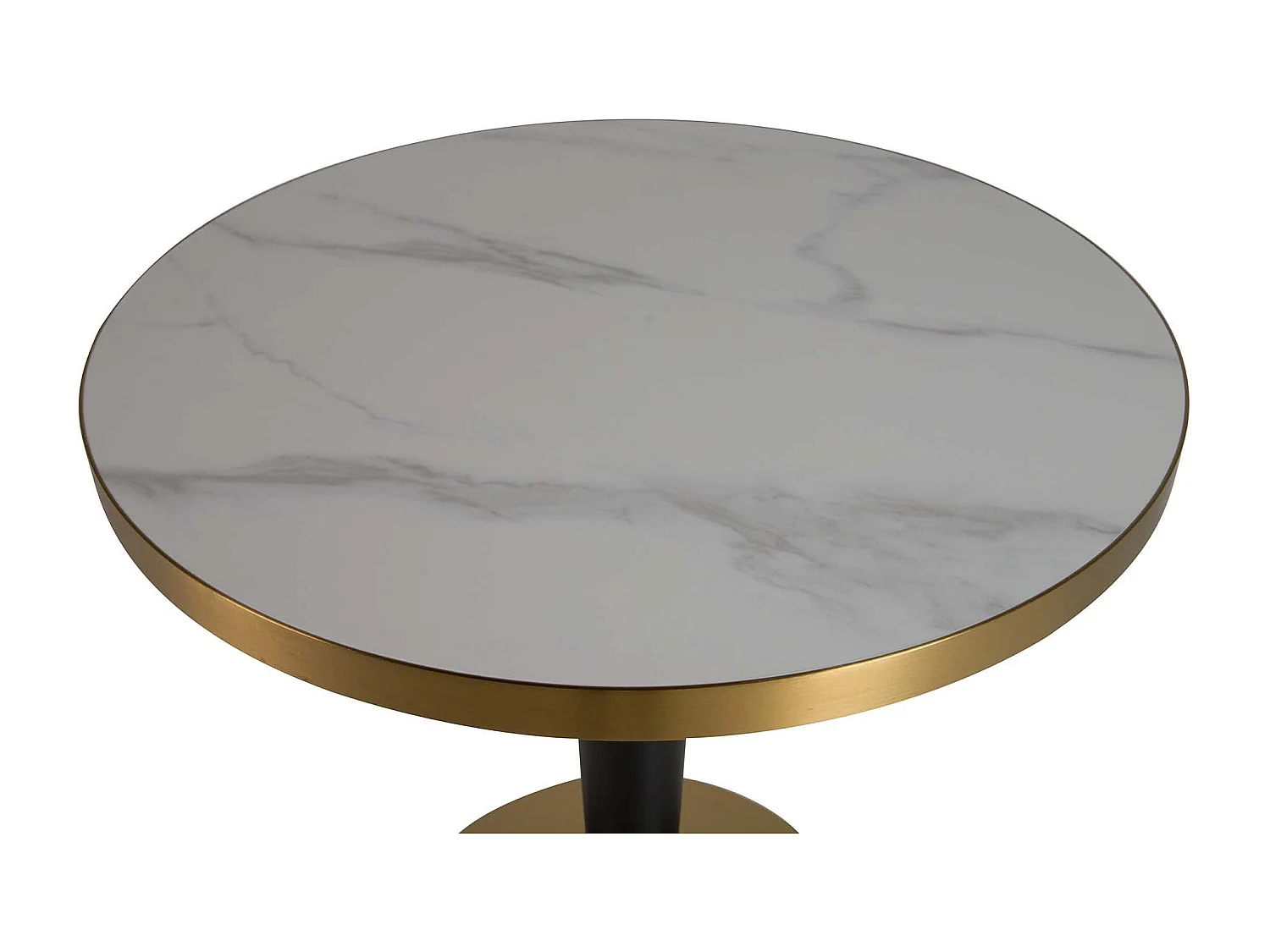 Mesa Comedor Piedra Acero Inoxidable Edfu 80x80x75 Cm