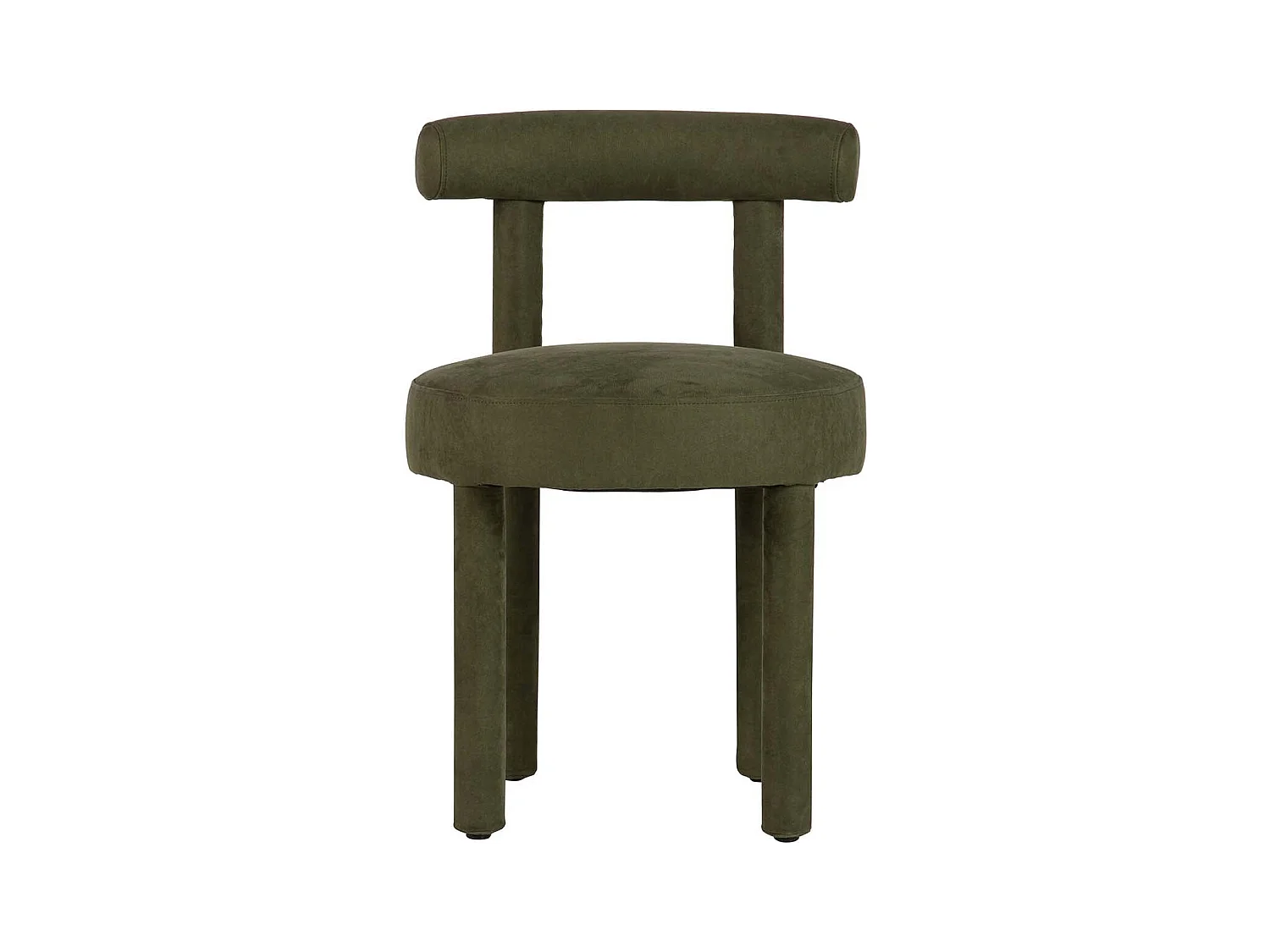 Silla Madera Arce Velvet Verde 49x52x75 Cm