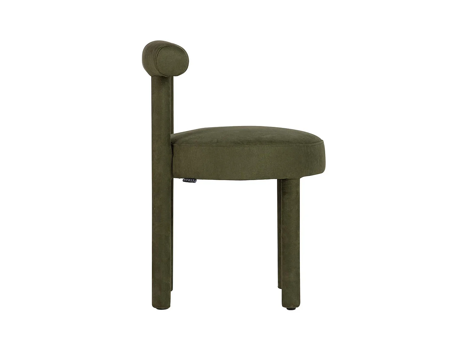Silla Madera Arce Velvet Verde 49x52x75 Cm