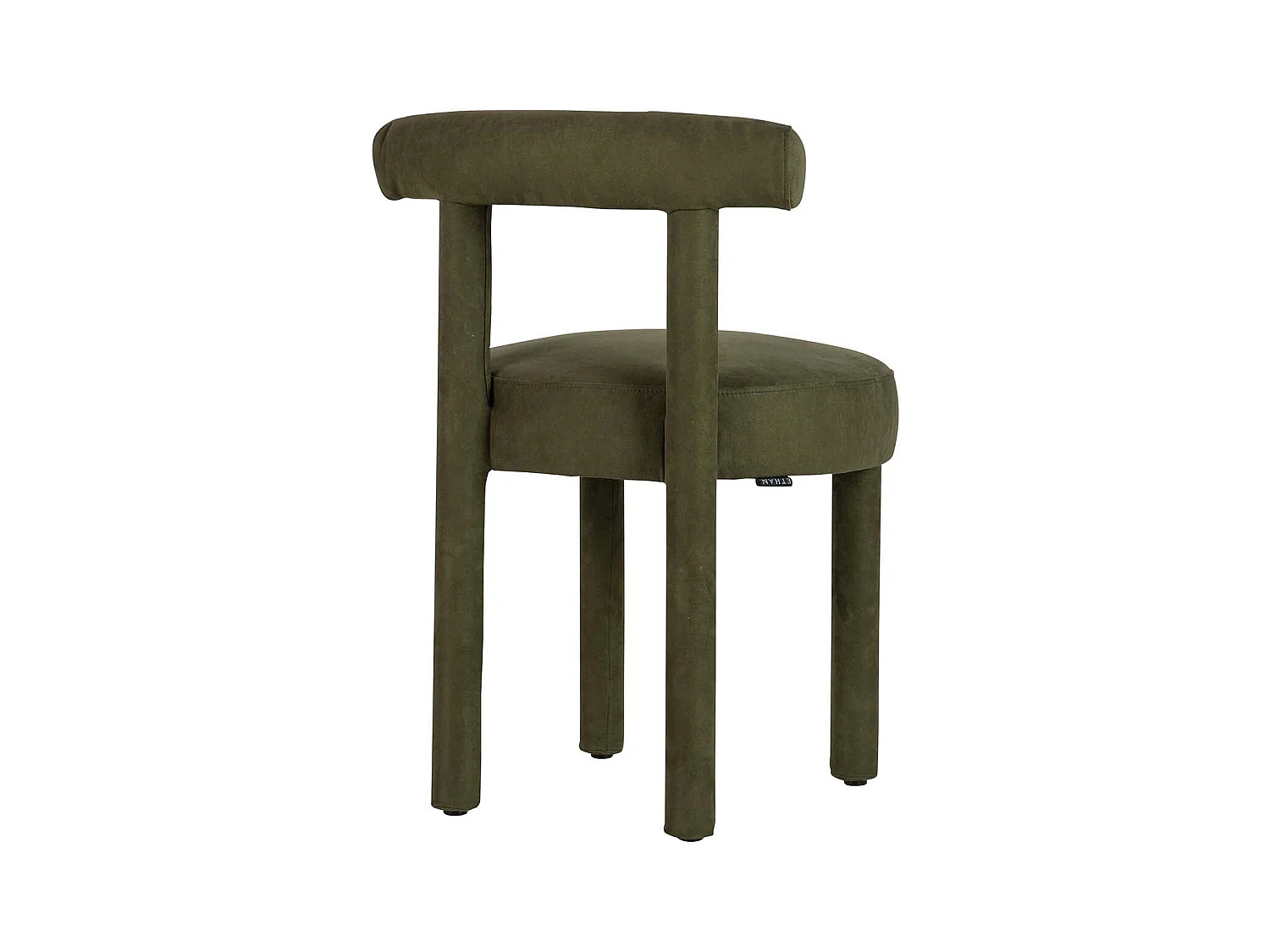Silla Madera Arce Velvet Verde 49x52x75 Cm