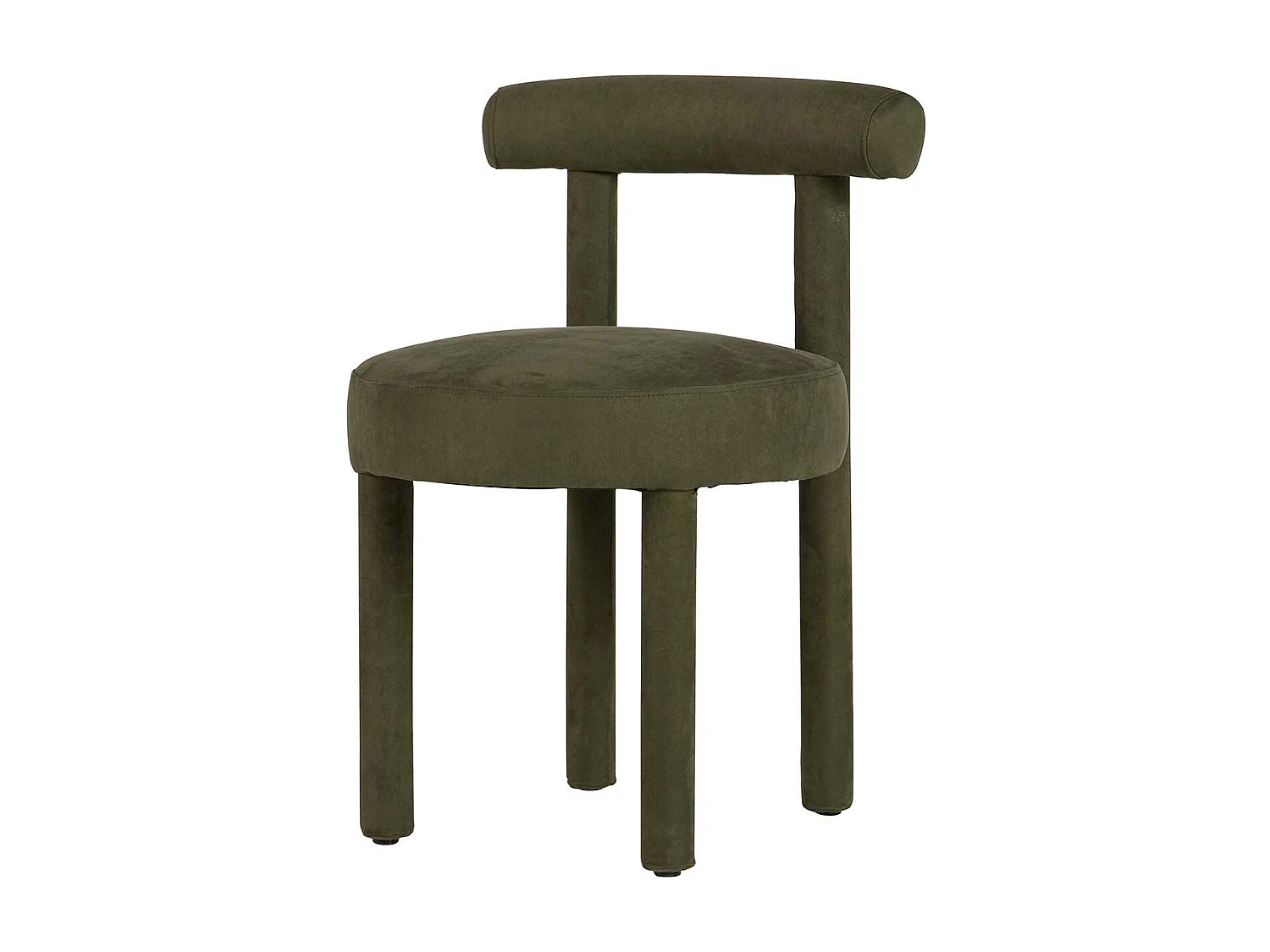 Silla Madera Arce Velvet Verde 49x52x75 Cm