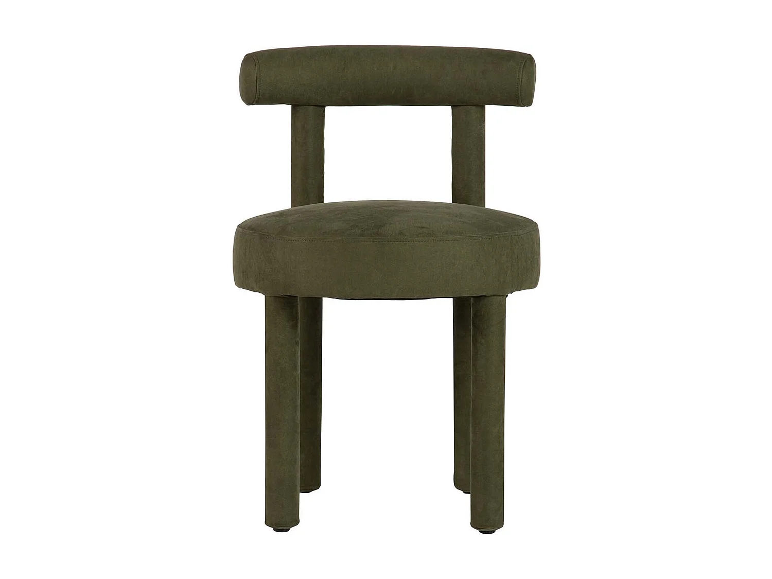 Silla Madera Arce Velvet Verde 49x52x75 Cm