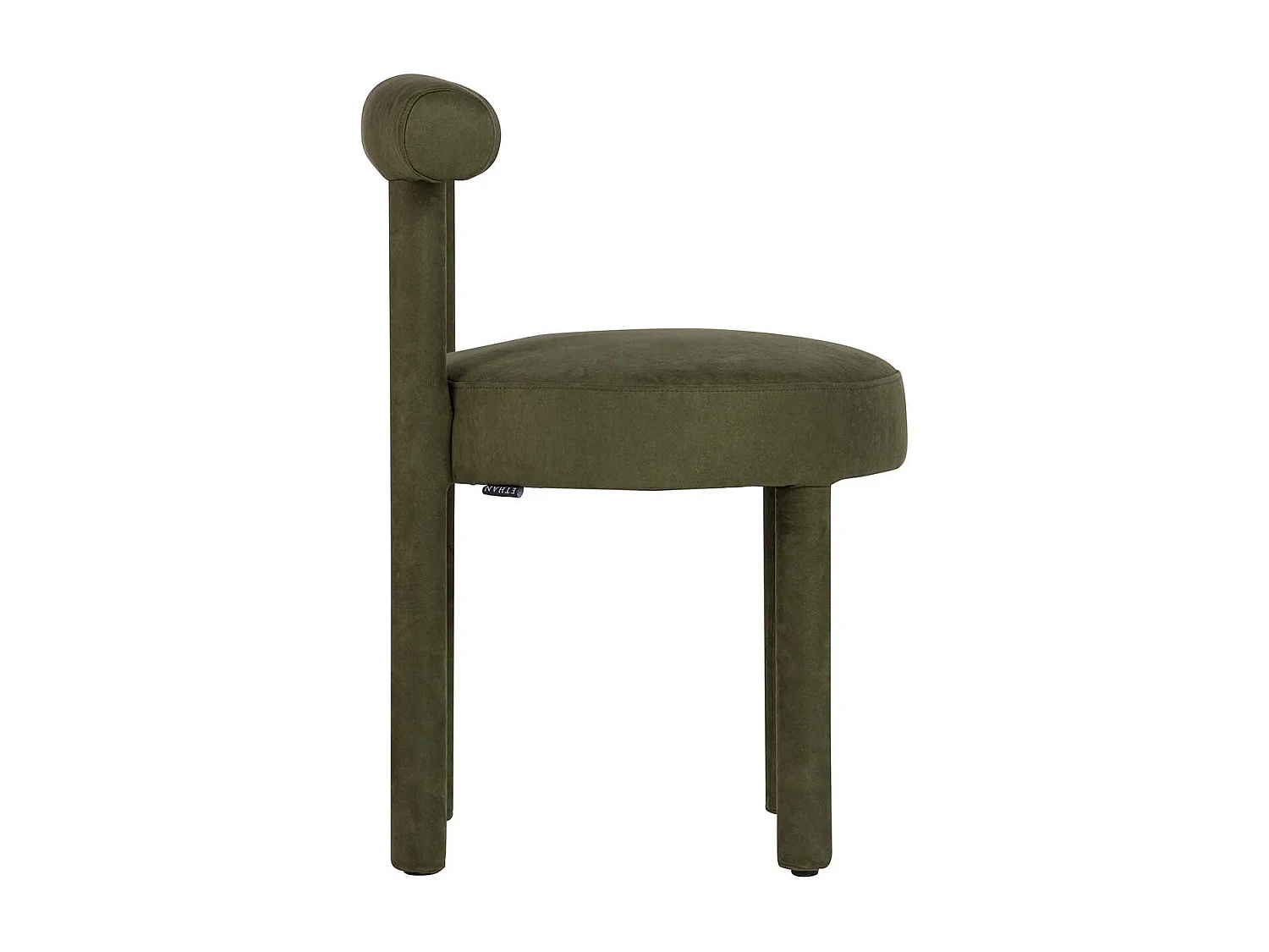 Silla Madera Arce Velvet Verde 49x52x75 Cm