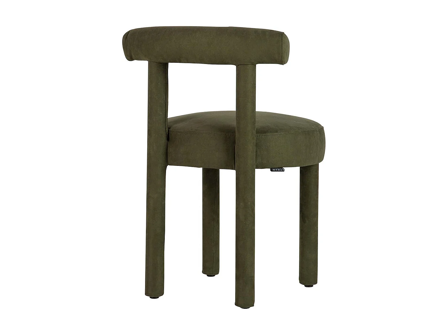 Silla Madera Arce Velvet Verde 49x52x75 Cm