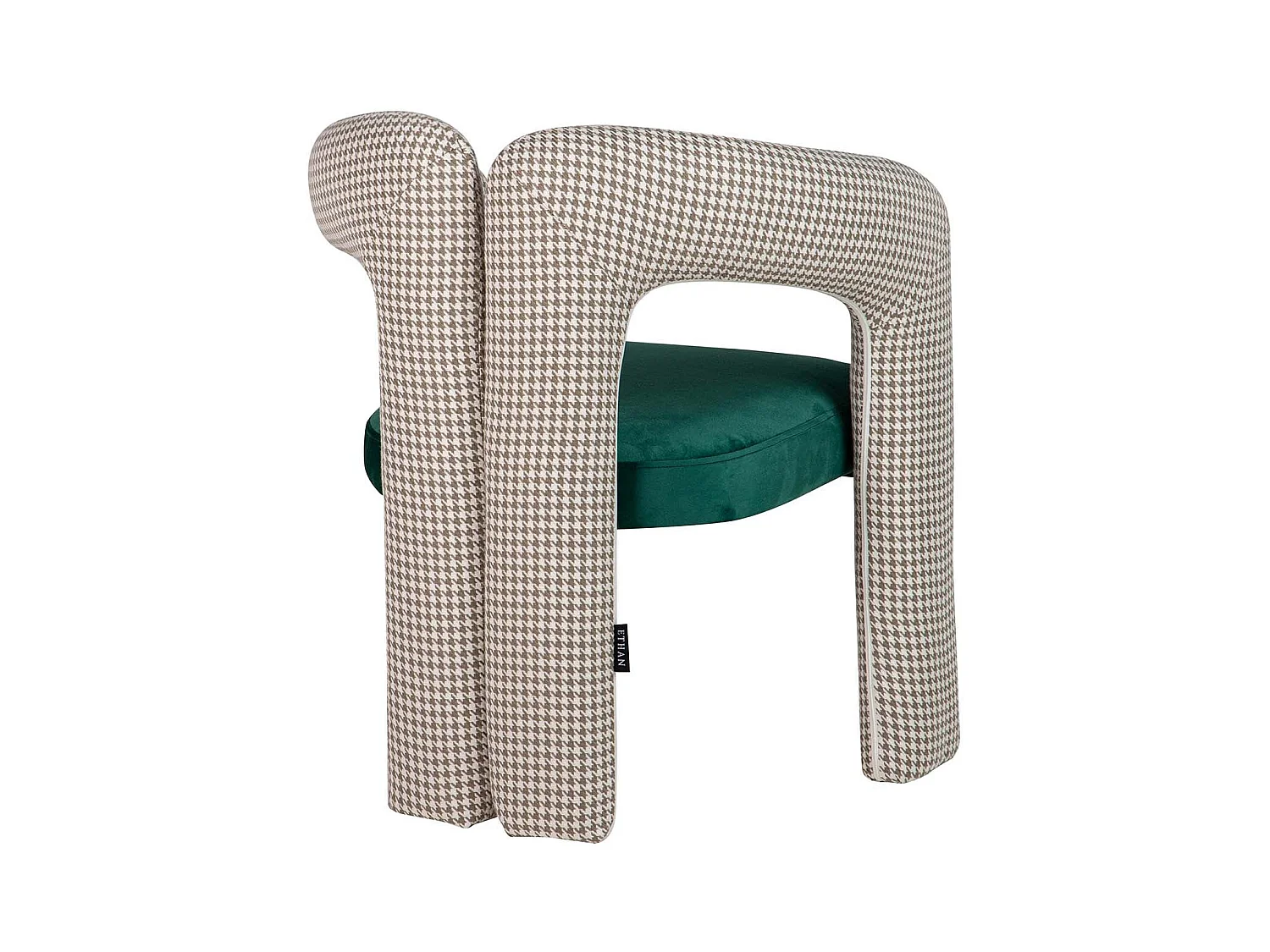 Silla Velvet Verde Beige Nova 66x61x76 Cm