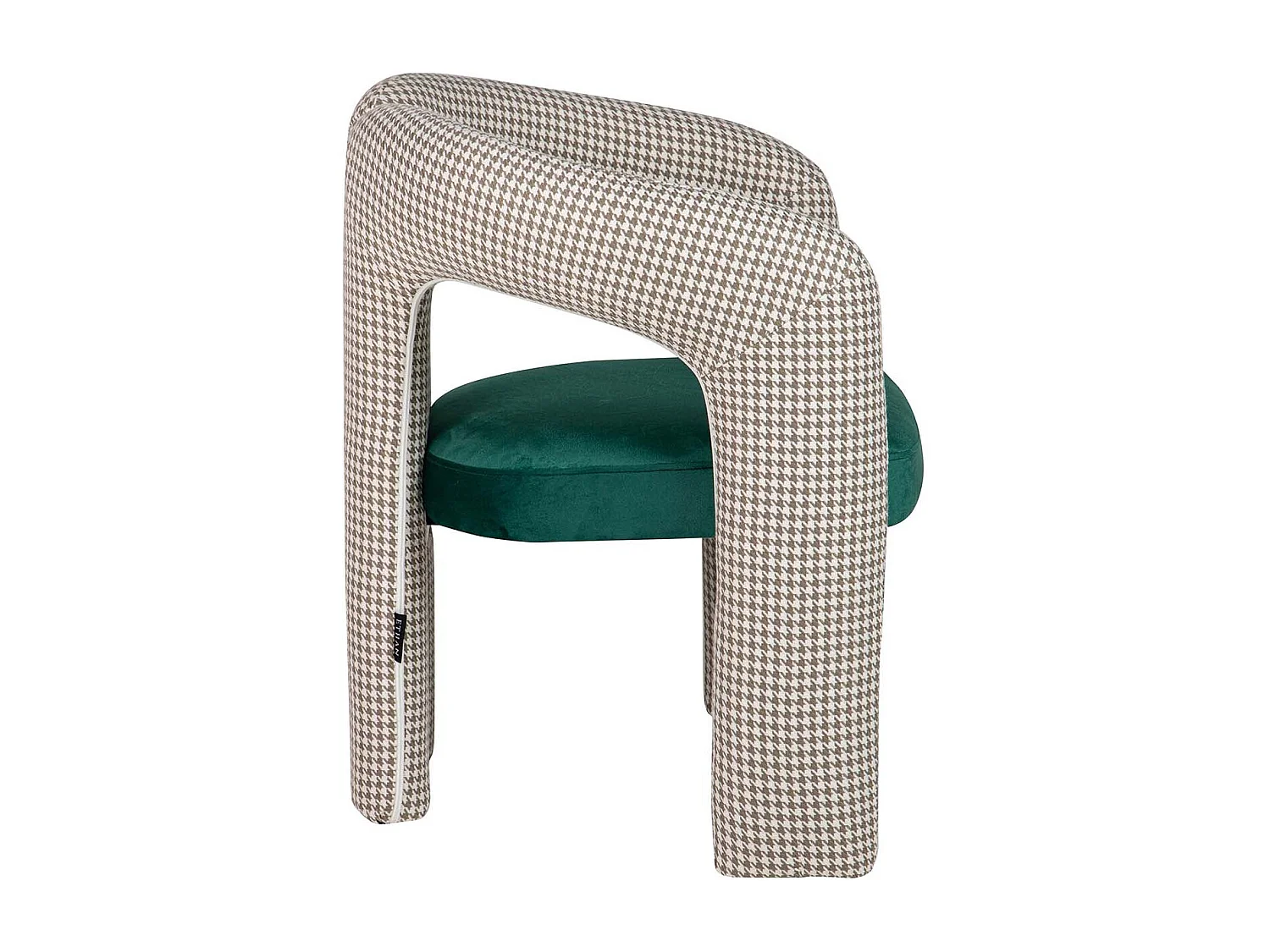 Silla Velvet Verde Beige Nova 66x61x76 Cm