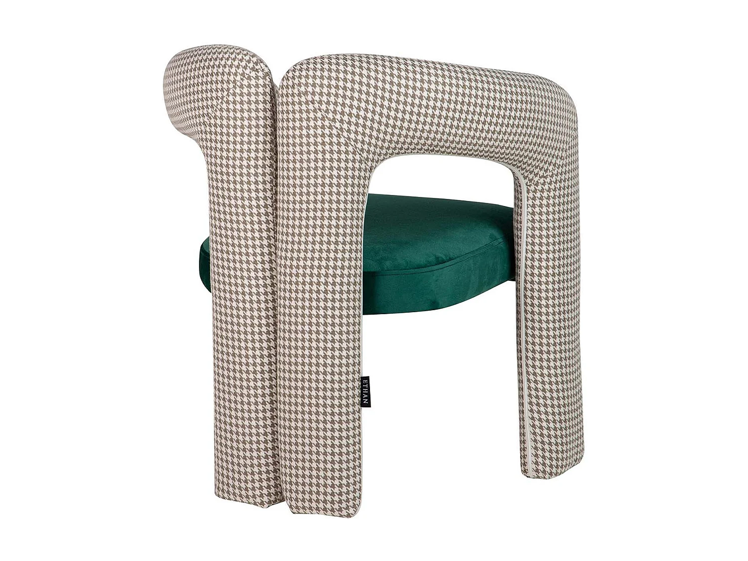 Silla Velvet Verde Beige Nova 66x61x76 Cm