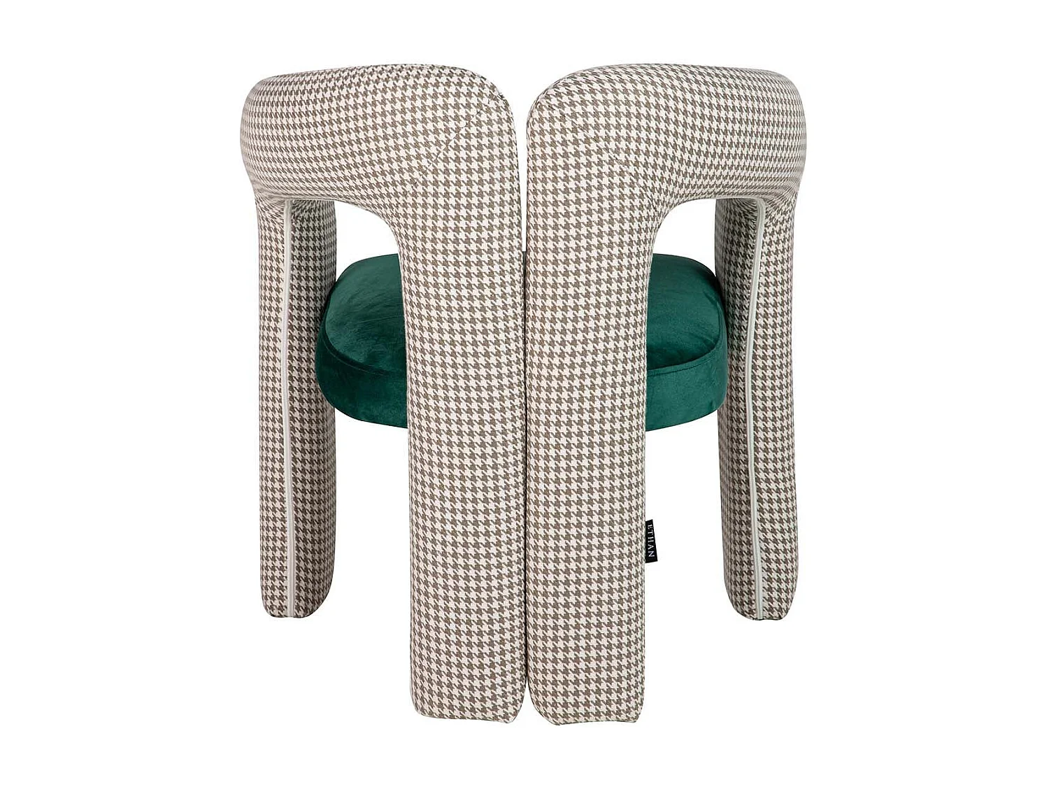 Silla Velvet Verde Beige Nova 66x61x76 Cm