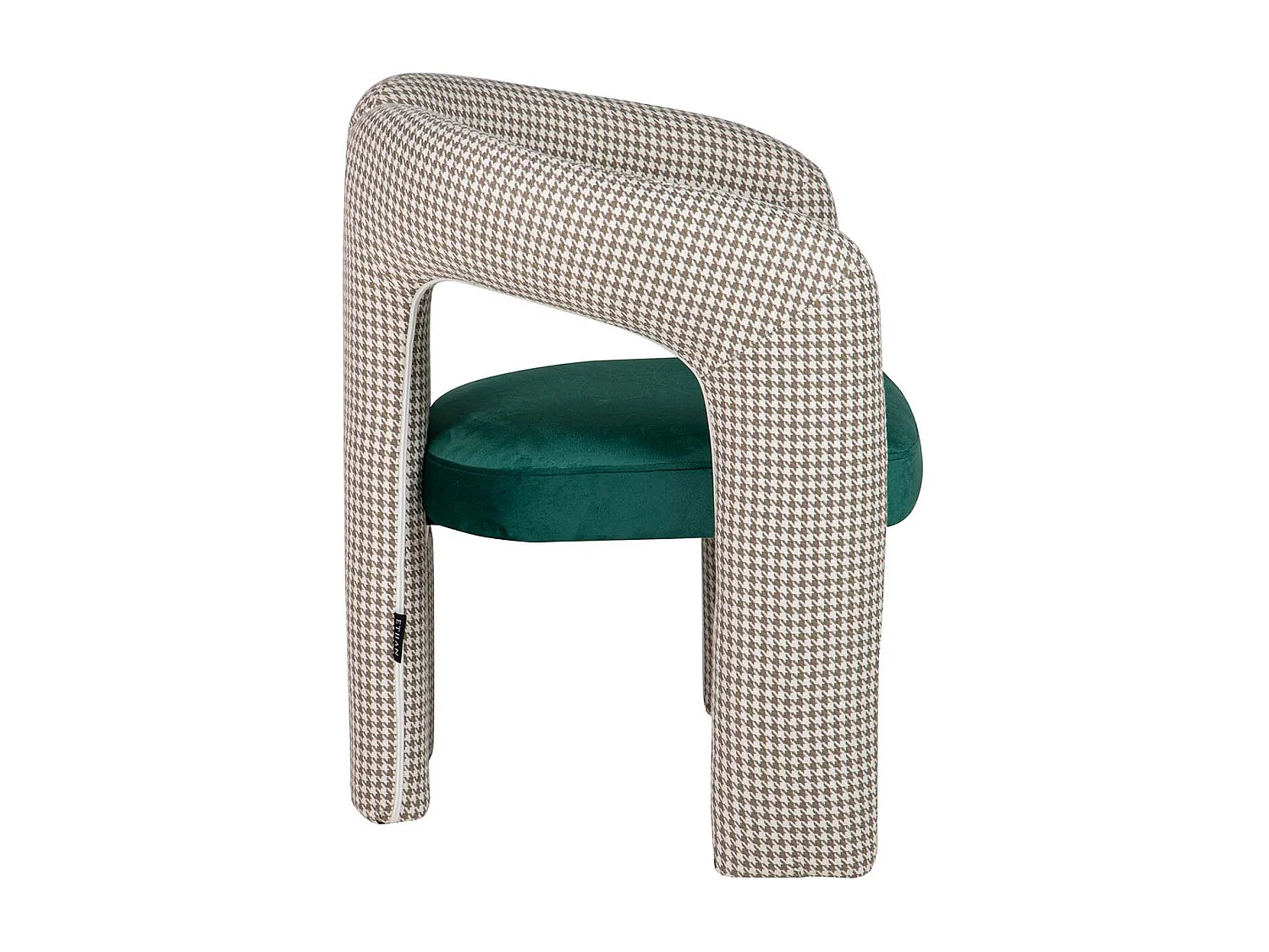 Silla Velvet Verde Beige Nova 66x61x76 Cm