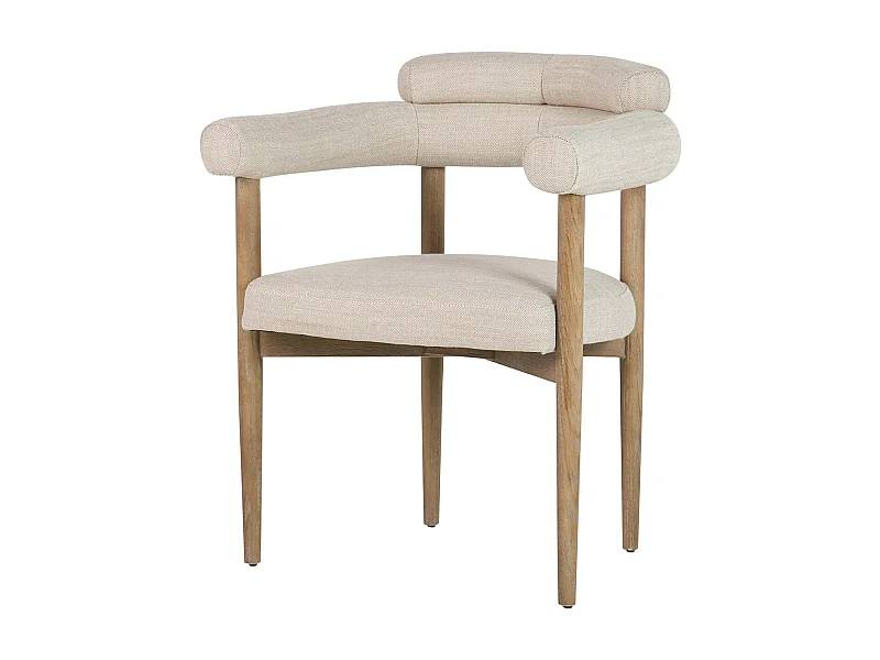 Silla Madera Fresno Beige 66x56x79 Cm