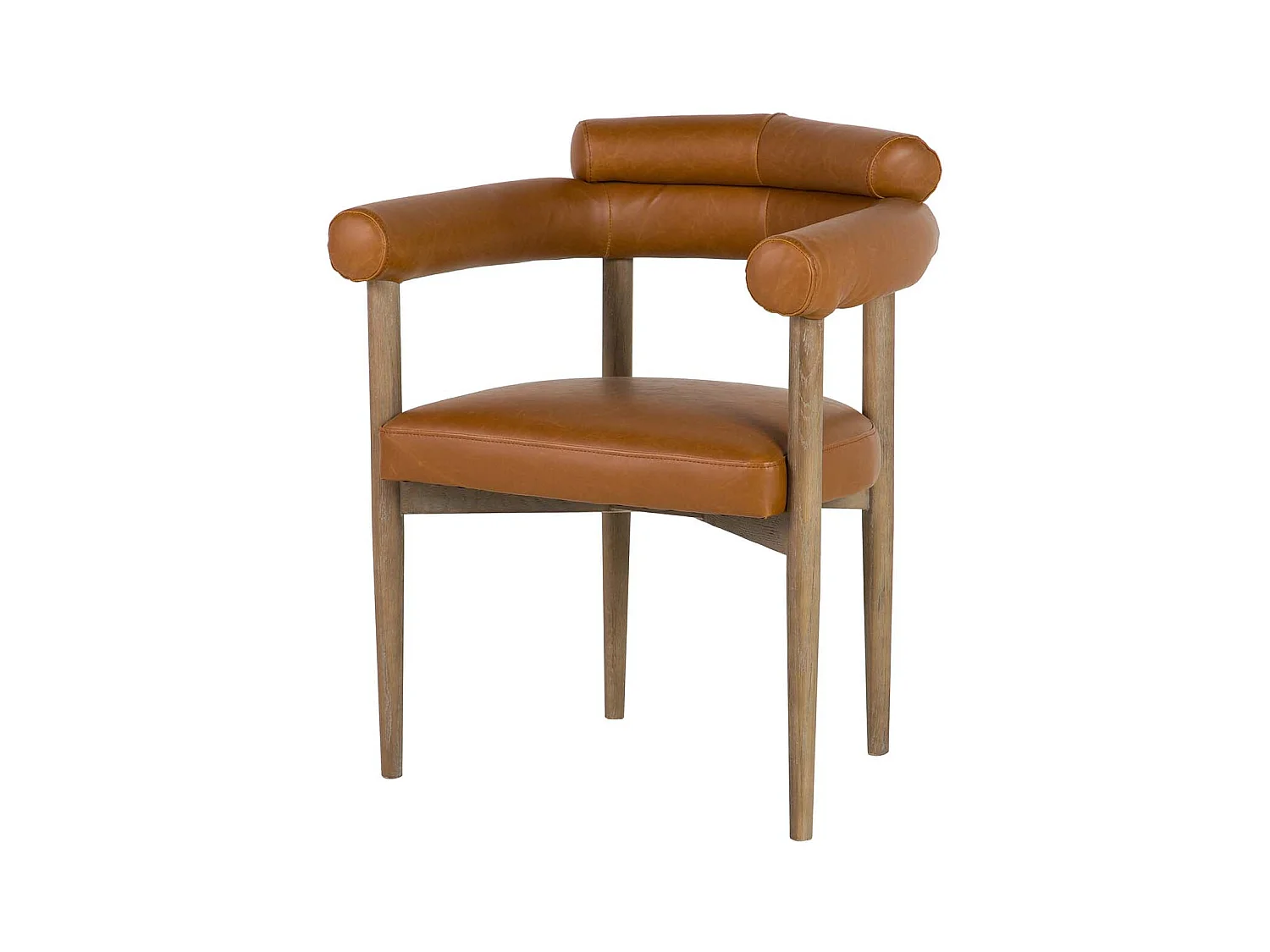 Silla Madera Fresno Marron 66x56x79 Cm