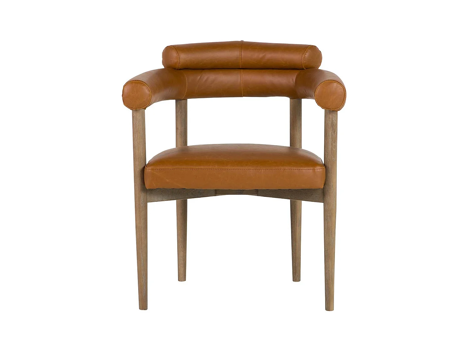 Silla Madera Fresno Marron 66x56x79 Cm