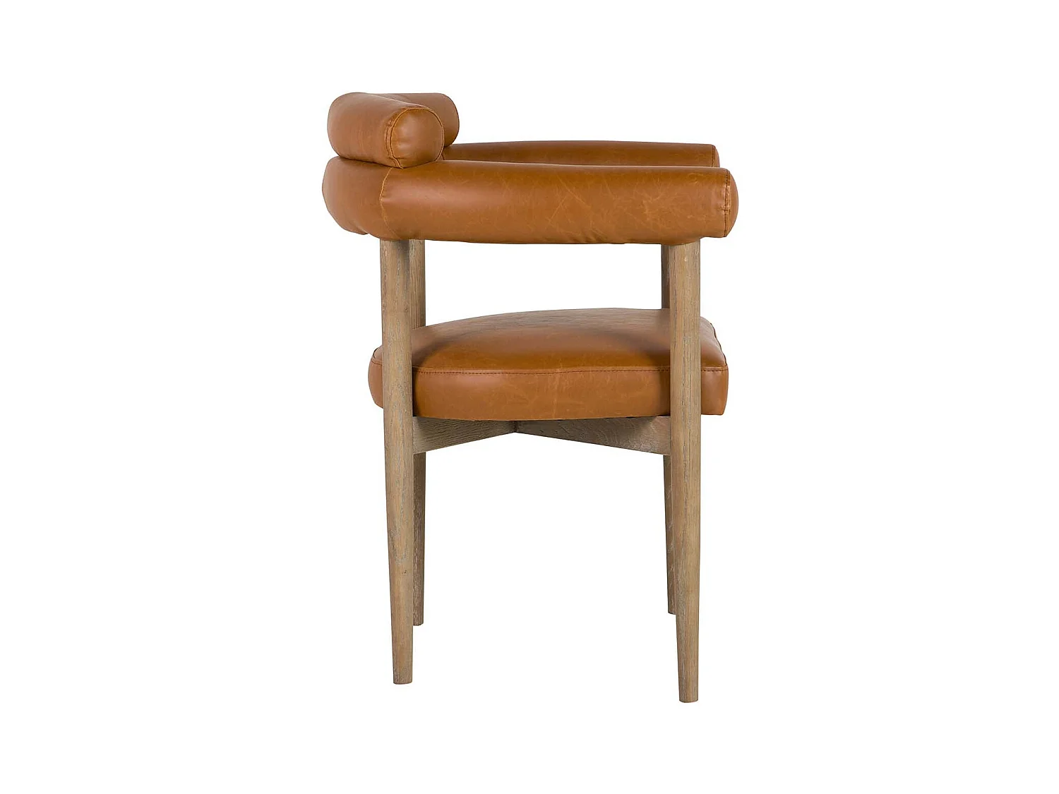 Silla Madera Fresno Marron 66x56x79 Cm