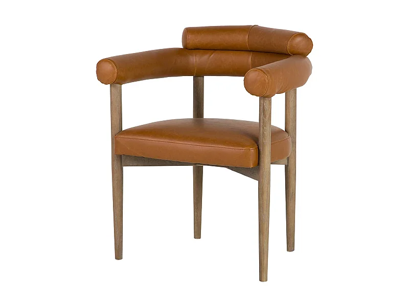 Silla Madera Fresno Marron 66x56x79 Cm