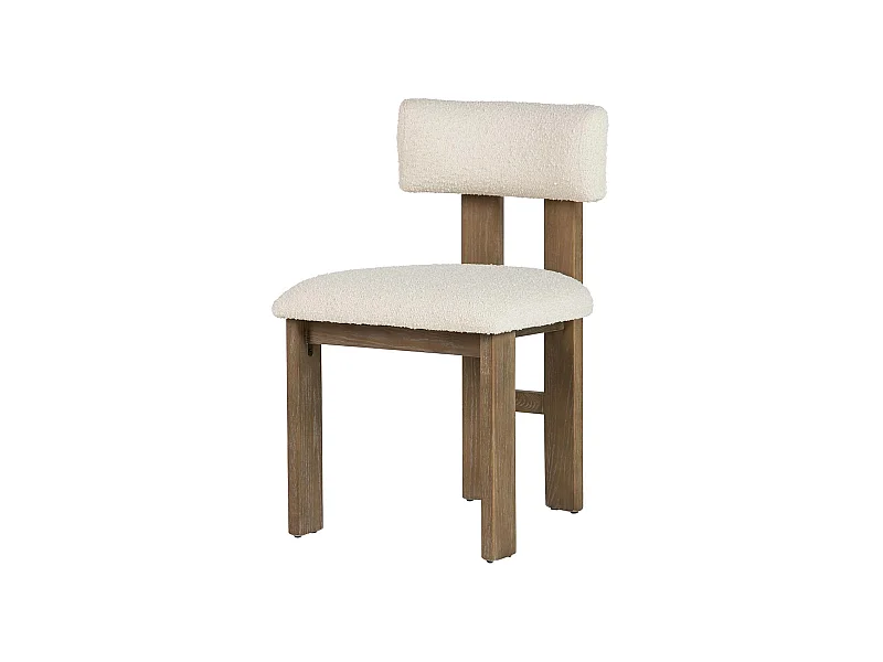 Silla Madera Fresno Blanca 48x53x78 Cm