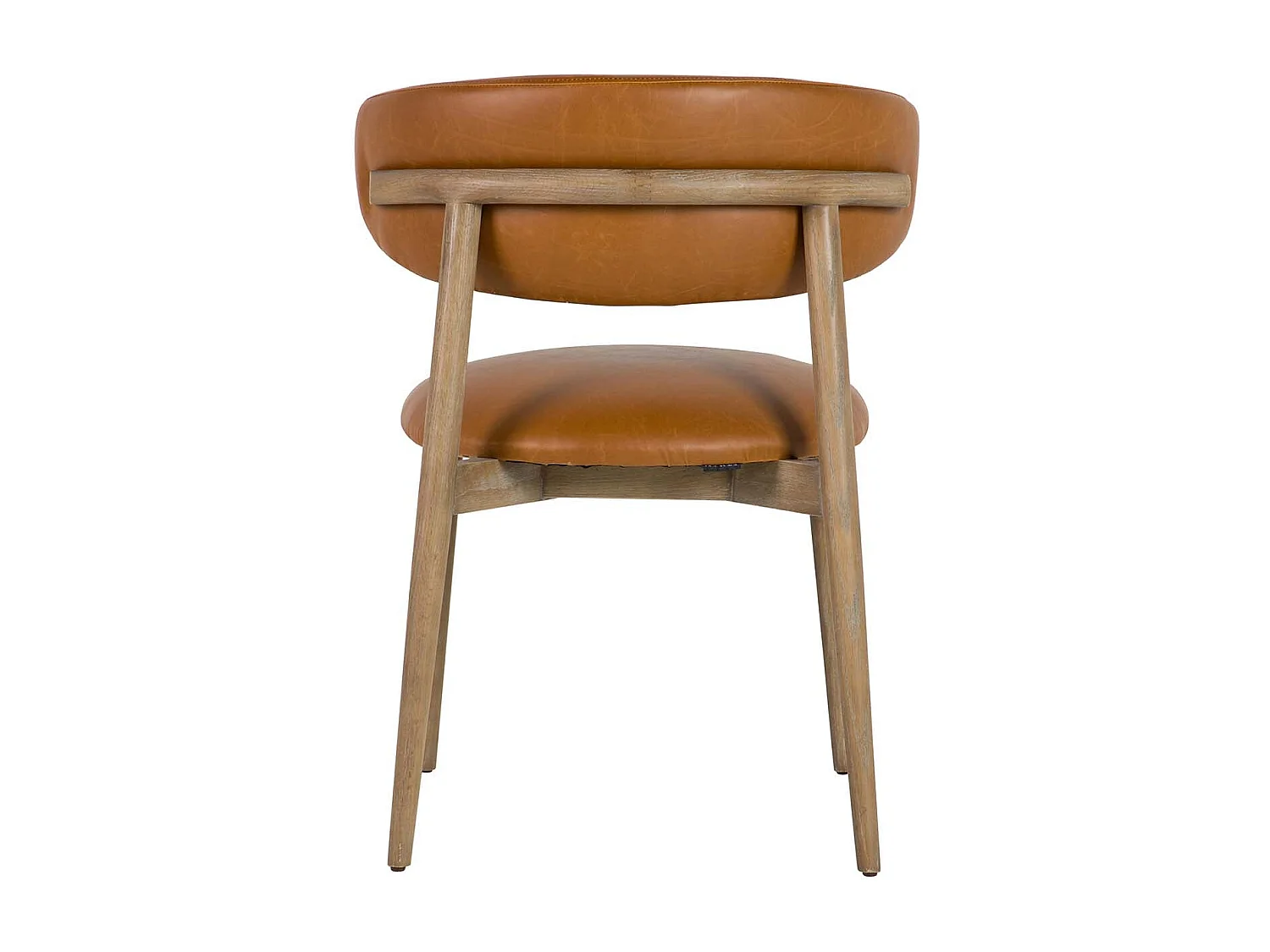 Silla Madera Fresno Marron 59x56x80 Cm