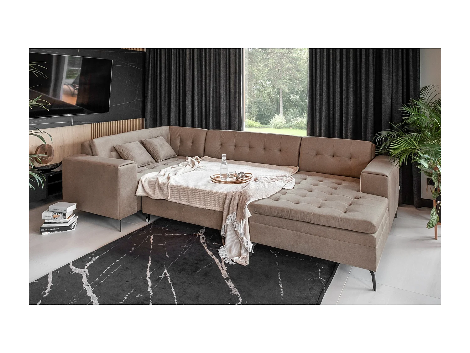 Ecksofa Solvio UR/Stoffbezug/