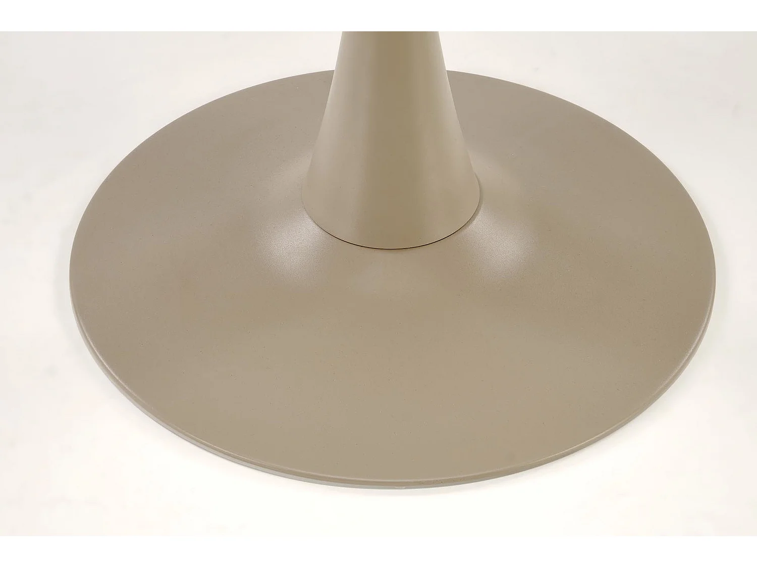 Tavolo da pranzo Tokio (o90x76)/Rotondo/Metallo sinterizzato/Beige